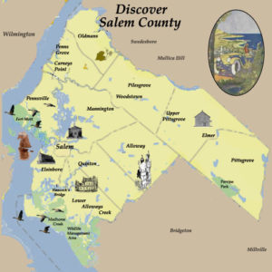 Salem County Municipalities Map