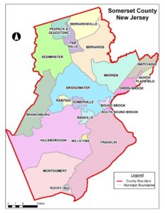 Somerset County Municipalities Map