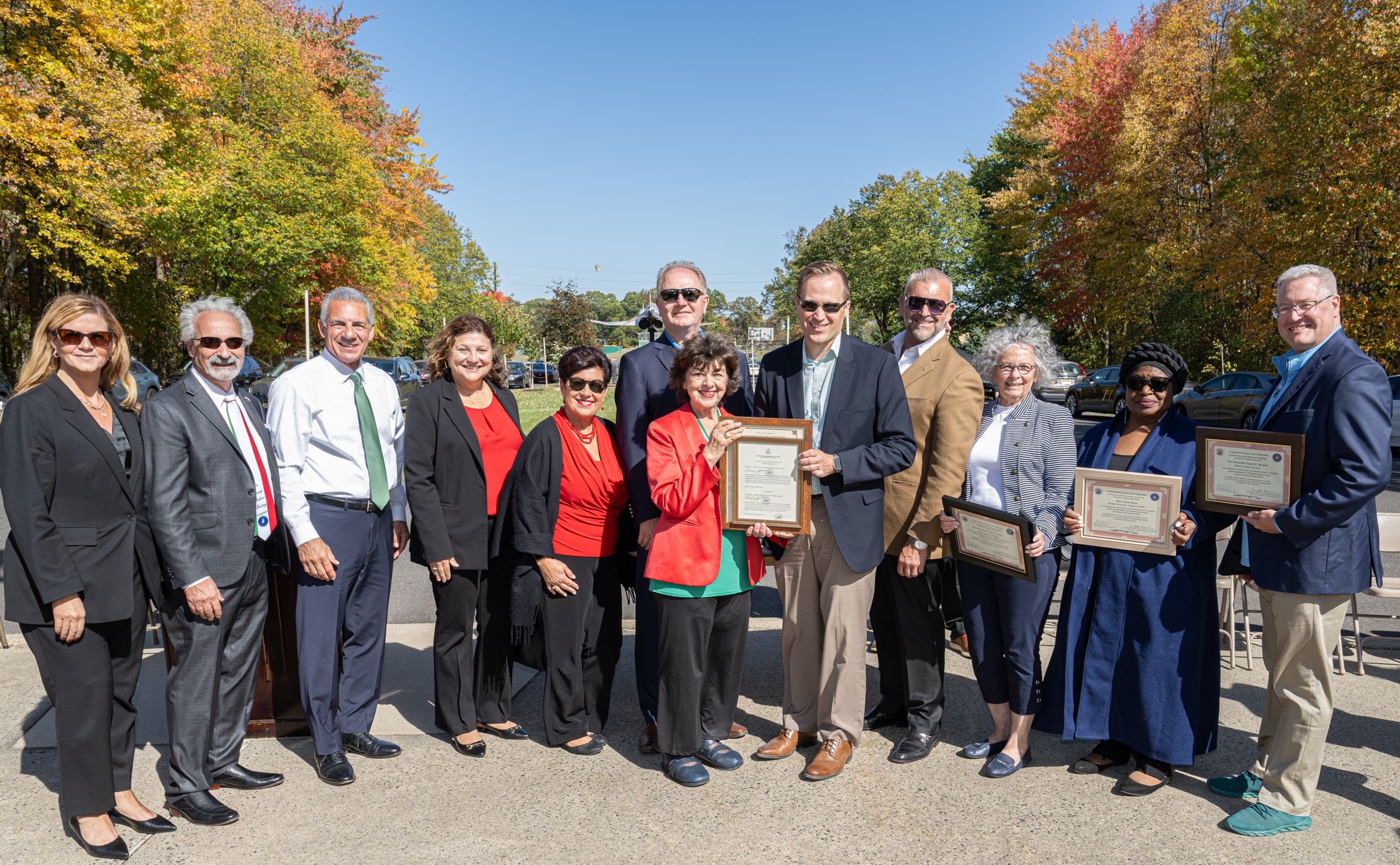 Columbus Day Flag Raising Ceremony in Hamilton Township Celebrates a Successful Event with Community Leaders, Volunteers, & Students